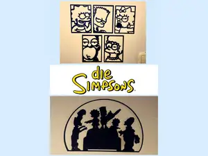 Wandbilder Simpsons