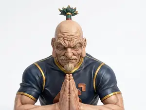 Busto Isaac Netero - Hunter X Hunter