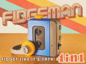 Walkman 4-in-1 Snap-Fit Fidget Toy