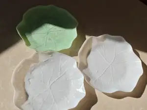 荷叶盘子-骨碟-零食盘