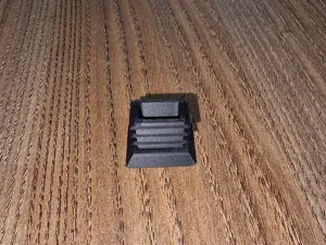 Rectangular Tube End Cap – 24 × 19 × 19 mm