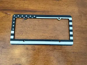 USA Flag License Plate Frame