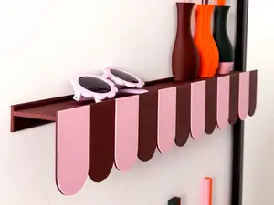 Scallop Market Shelf – Awning Style Wall Shelf