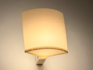 Curved Wall Lamp Shade – Warm Diffused Glow