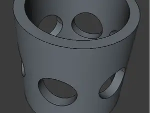 Cylinder with holes