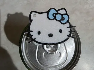 Hello Kitty Keychain soda can tab opener