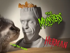 Herman Munster (Frankenstein) Halloween Bowl / Pot
