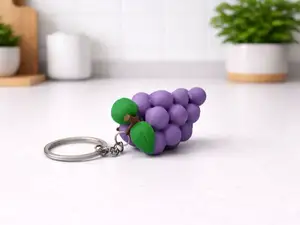 Grapes Keychain