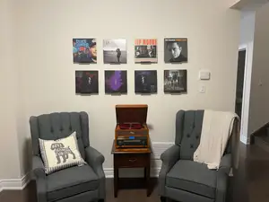 Wall Mount Vinyl Record Holder