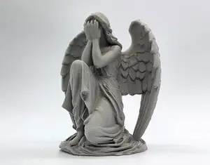 Kneeling Weeping Angel Statue