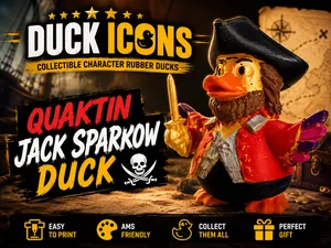 Quaktin Jack Sparrow – Collectible Pirate Duck