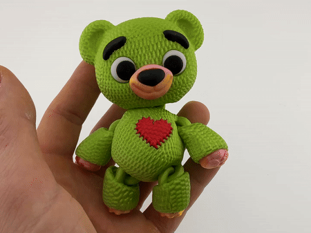 Cuddly Friends: Articulated Teddy Bear!