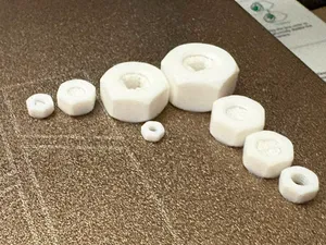 Printable Metric Hex Nut Collection (M3–M12)