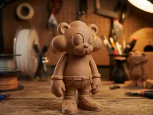 Фигурки Bearbrick: 3D-модели и STL файлы для печати
