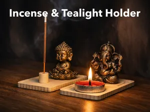 Divine Incense & Candle Holder