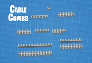 Cable Combs for PC & Network Cable Organization