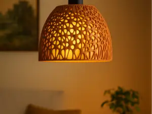 Organic Light Shade 3D Printed Lamp Shade NO AMS