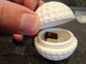 The steqlth golf ball : Screw-Top Container