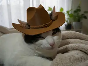Cowboy Hat for Cat