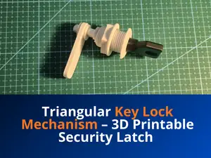 Triangular Key Lock Mechanism