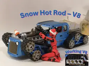 Santa's Hot Rod - Snow V8