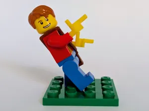 LEGOs-compatible Minifigure Hand Finger Gun