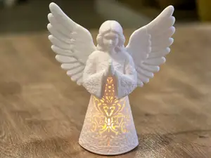 Ornamental Angel lantern tealight