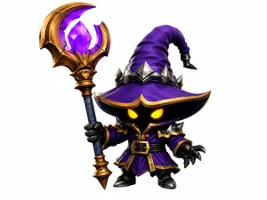 Veigar Chibi League of Legends Miniature Figure