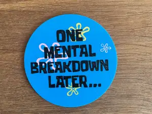Funny Coaster / 4 color Spongebob Meme / Gift Idea