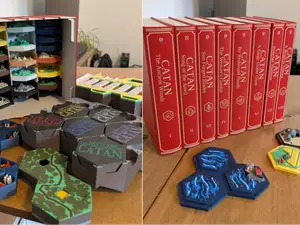 Settlers of Catan Bookcase Edition - base & 4-5 p