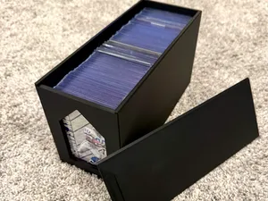 Toploader Trading Card Storage Box Bin Sliding Lid