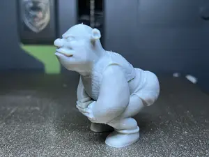 Thicc Twerking Shrek Figurine Gyatt Cake Asset