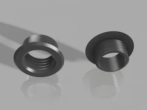 Lochschutz mit Gewinde 3,5 cm / 9,5 cm