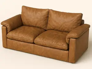 miniature 1:12 cozy 2 seater lounge sofa interior