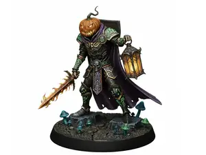 Jack'o Lantern Knight D&D Miniature (40mm)