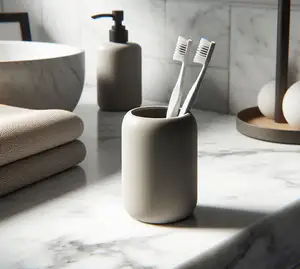 Modern Rounded Toothbrush Holder