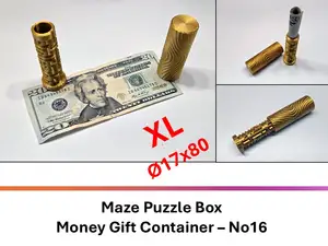 Maze Puzzle Box Money Gift Container – No16 - XL