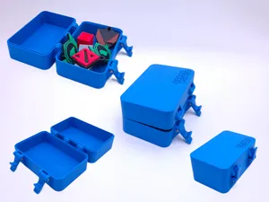 Print in Place Box Customizable Name Scaleable
