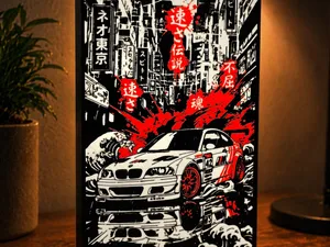 Lightbox BMW drift japan style