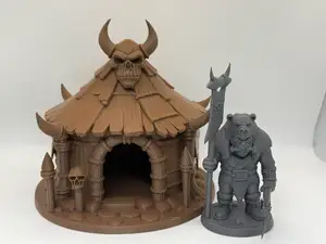 Orc warchief hut for Dungeons and Dragons
