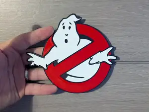 Ghostbusters logo sign plaque 2-sizes