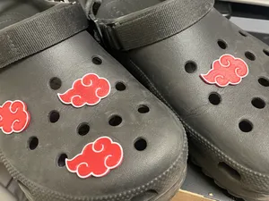Crocs button Shoe Buckle Naruto Akatsuki Style