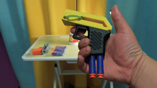 Mini Nerf Blaster (Print without support)
