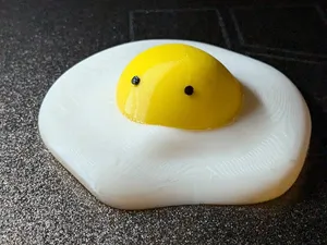 Cute Yolky Egg Slime