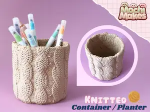 Knitted Container / Planter!