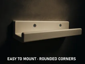 Minimalist Wall-Mounted Bookshelf