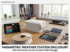 Parametric Weather Enclosure with Stevenson-Screen