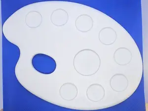 Ergonomic Paint Palette with 9 Wells 