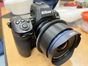 LAOWA 10mm f/2.8 鏡頭對焦齒輪 搭配Nikon Z for Marelux 防水殼