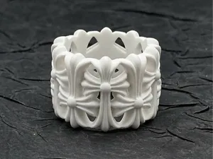 Chrome Hearts Style Ring